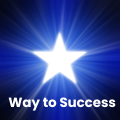 logo of sri guru towers which is a bright blue star with a caption'way to sucess' in its bottom